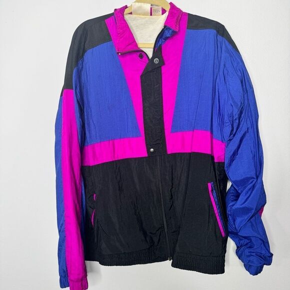 Vintage sport Essentials color block jacket size XL - Picture 2 of 6